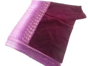 ビロードレース花模様ショール